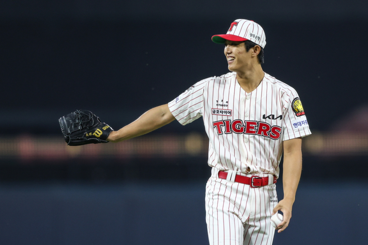 Lee Ui-ri, lanzador zurdo de los KIA Tigers. /Foto=Proporcionado por los KIA Tigers