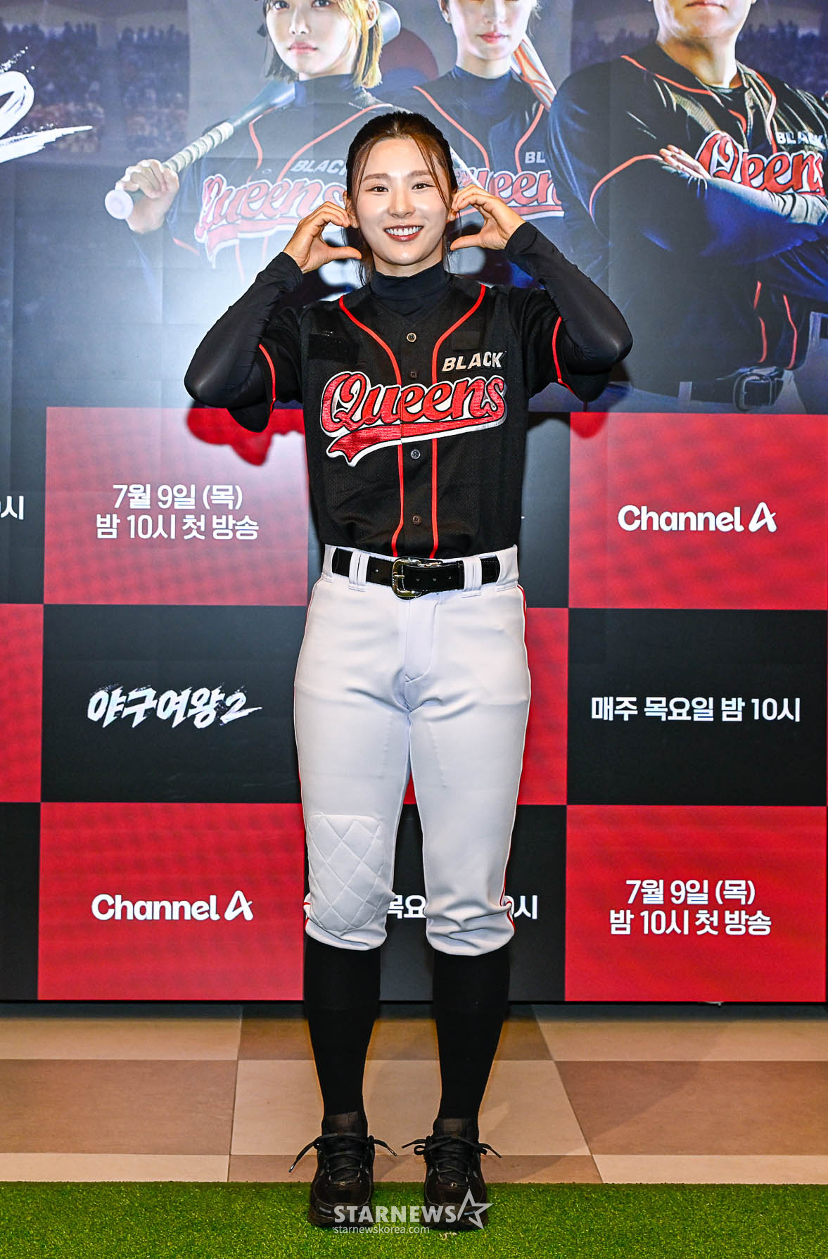 Park Ha-yun posed at a press conference for Channel A's variety show 'Baseball Queens 2' held at Draft 128 in Yeongdeungpo, Seoul, on the afternoon of the 9th. /Photo provided by Channel A 2026.07.09 /Photo=Lee Dong-hoon photoguy@