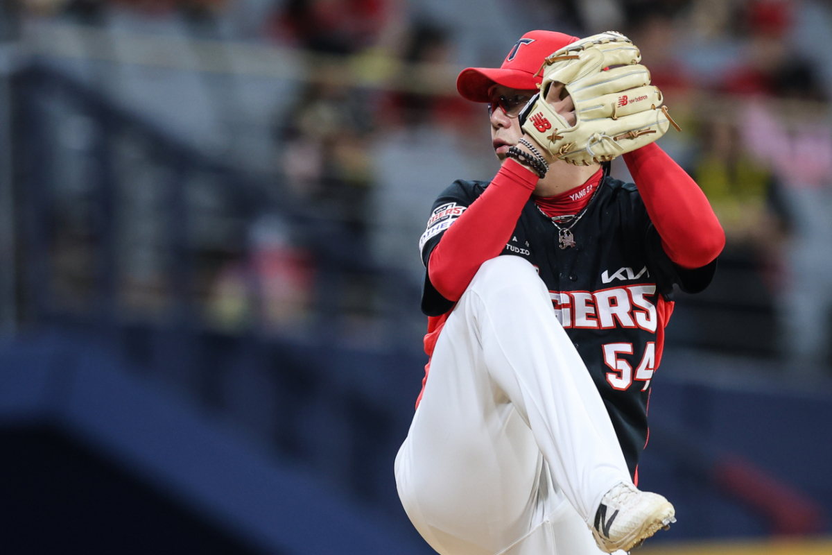 Ян Хёнджон из KIA Tigers. /Фото = Предоставлено KIA Tigers