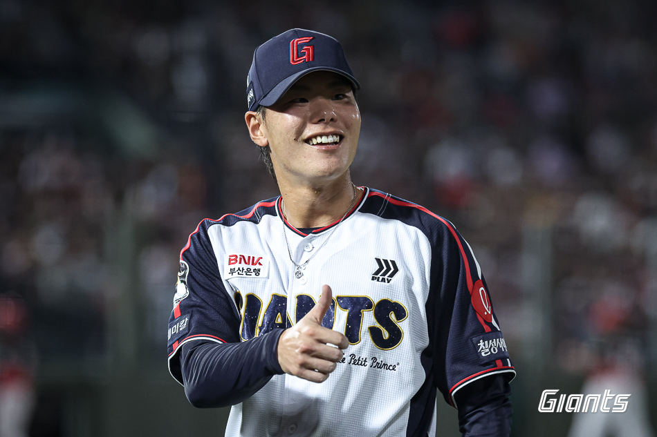 Lotte Giants Iimura Shota. /Photo=Lotte Giants