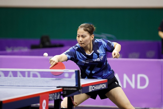 Yoon Hyo-bin (Mirae Asset Securities). /foto=Federación Coreana de Tenis de Mesa Profesional