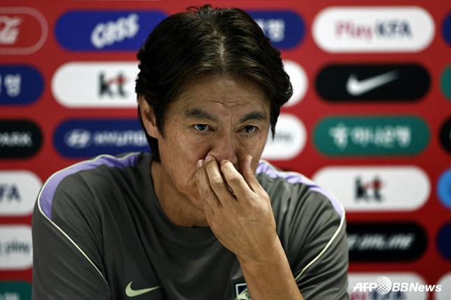 洪明甫(ホン·ミョンボ)元韓国サッカー代表チーム監督。 /AFPBBNews=ニュース1