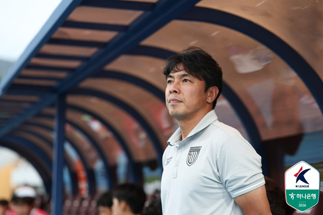 임관식 전남드래곤즈 감독. /사진=한국프로축구연맹 제공
