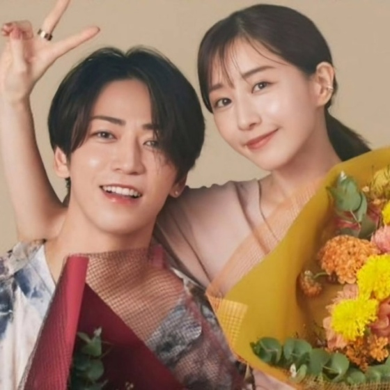 Kazuya Kamenaishi and Minami Tanaka / Photo=Minami Tanaka SNS