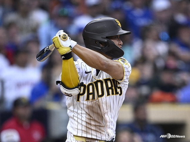 Song Sung-moon at bat. /AFPBBNews=NEWS1
