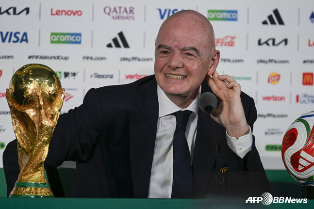 지아니 인판티노 FIFA 회장. /AFPBBNews=뉴스1