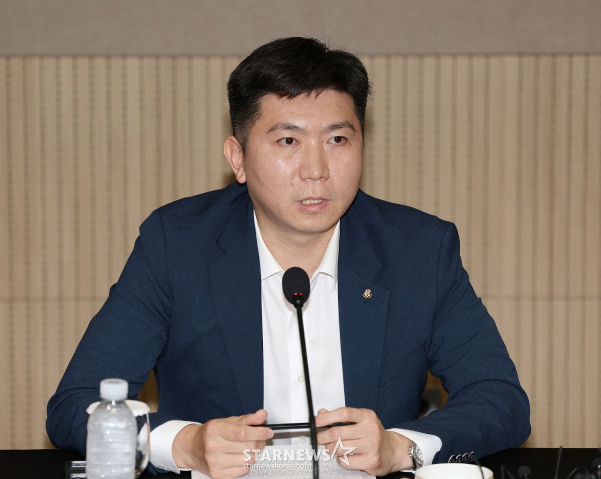 Yoo Seung-min, presidente de la Federación Deportiva de Corea. /foto=NEWS1
