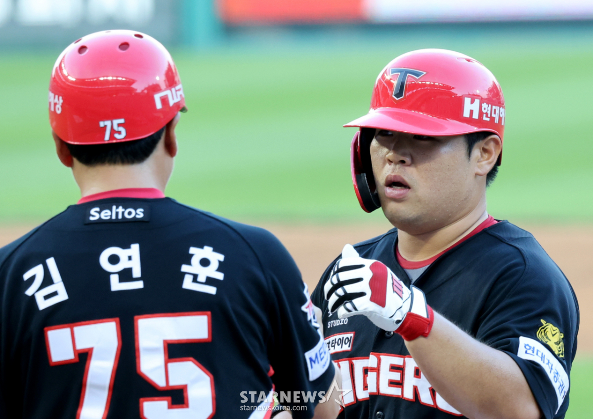 [포토]'3회초 1타점 안타' 박상준