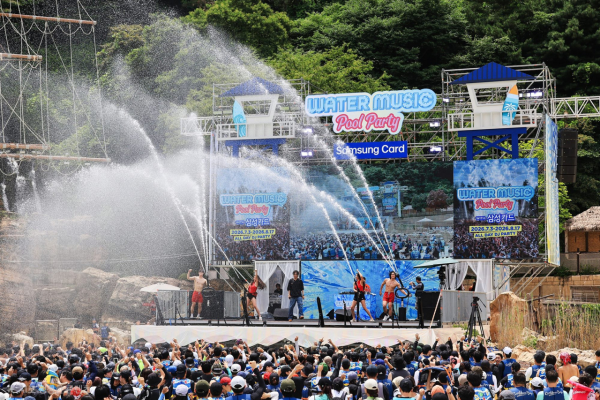 '리센느 "야호" 들으러 가자'..캐리비안 베이, 워터 뮤직 풀파티 개최