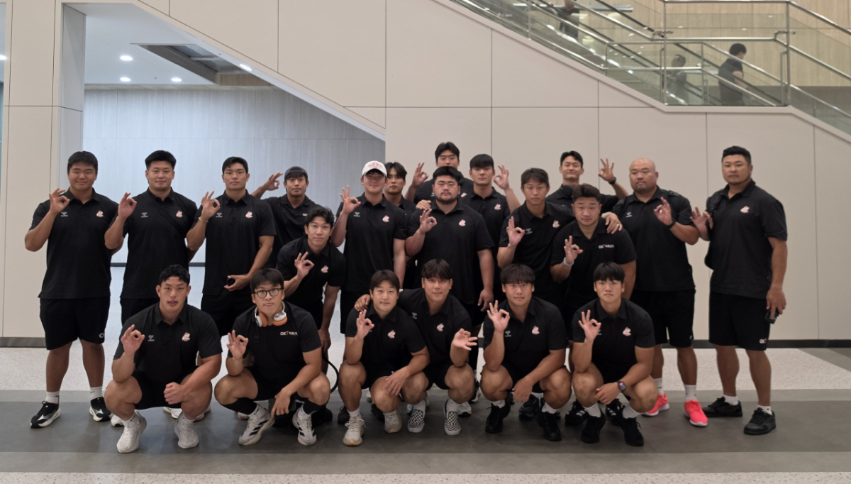 '日 럭비 리그 참가길 열리나' OK 읏맨 럭비단, 일본 실업팀과 현지에서 테스트 매치 진행
