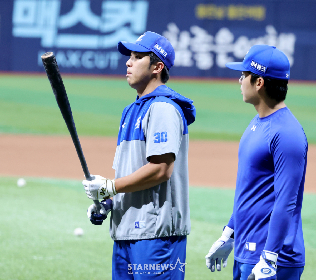 [포토]'내가 진짜 영웅인데!' 삼성 김영웅