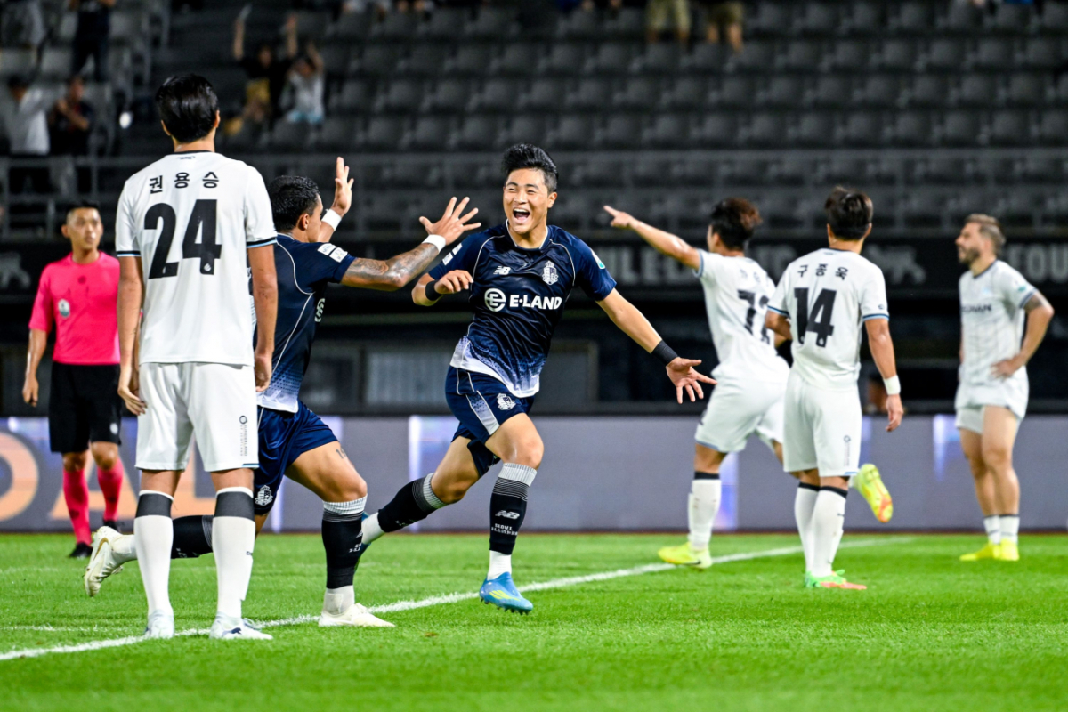 '뉴캐슬 박승수 기록 깼다!' 서울이랜드 안주완, K리그 최연소 골 신기록... 17세 3개월 10일