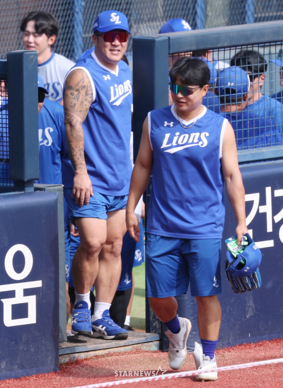 [포토] 최형우 '연승가도 달려볼까'