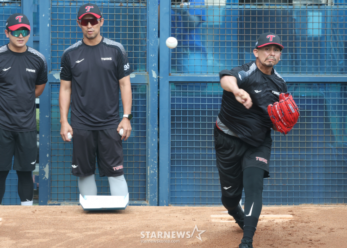 [포토] 카를로스 카라스코, MLB 다승왕 왔다