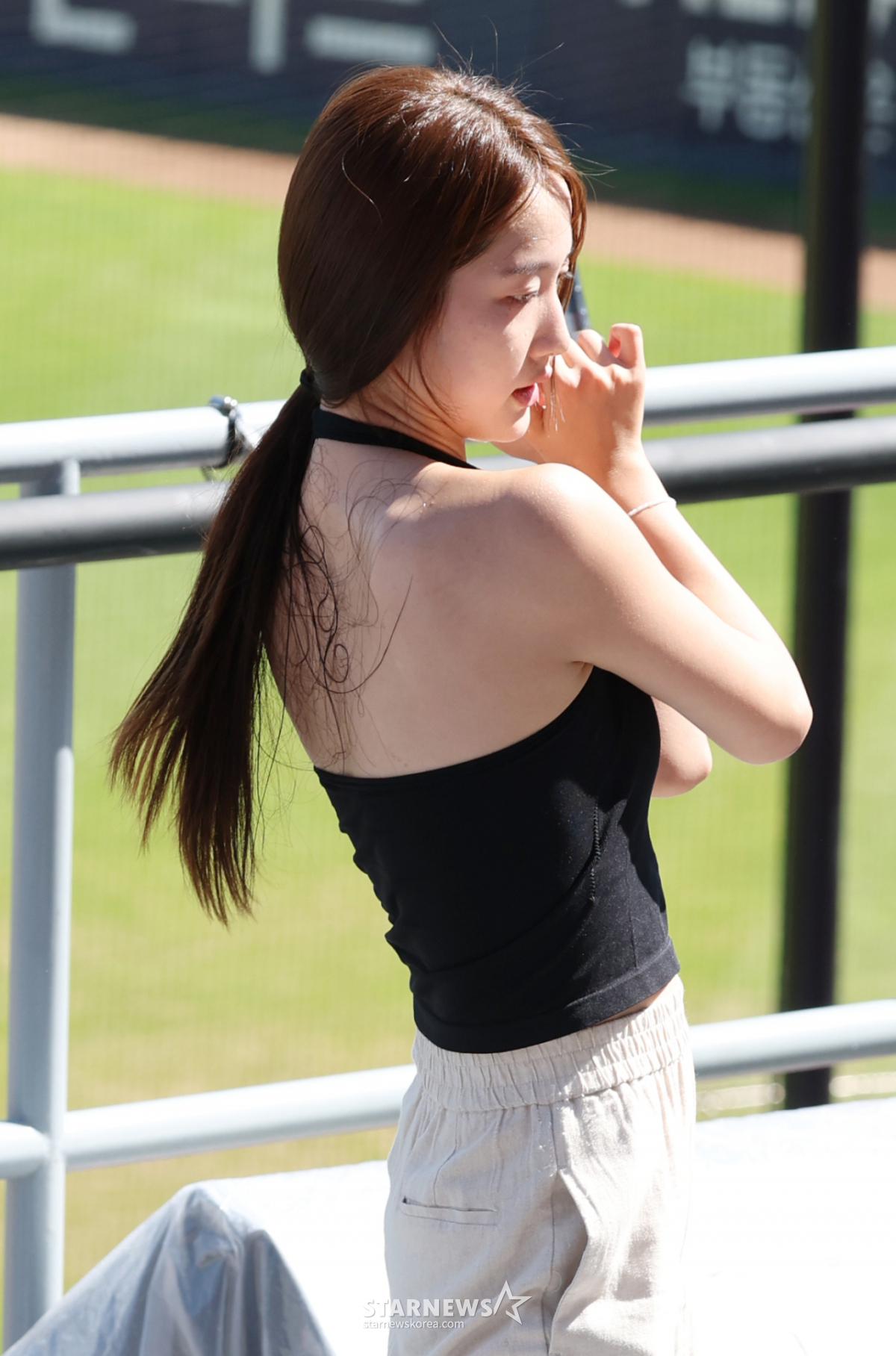[포토] 김태희, 더위도 숨죽인 리허설