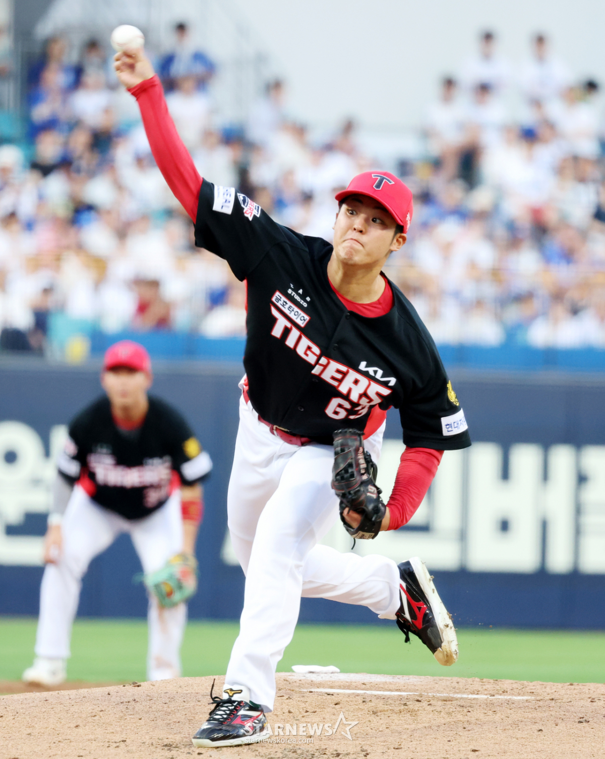 [포토] '1회초 6득점, 든든하다!' 시라카와
