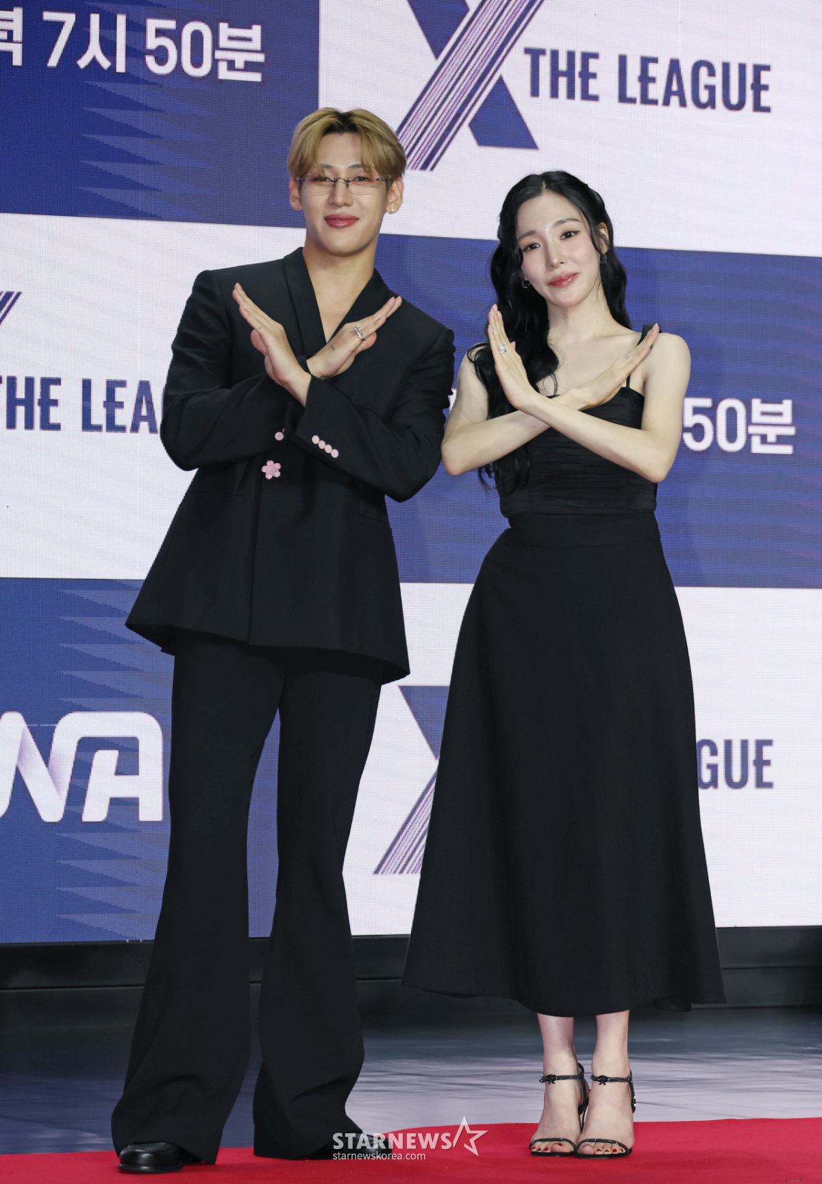 뱀뱀-티파니영 '엑스 더 리그 비주얼 MC!'[★포토]