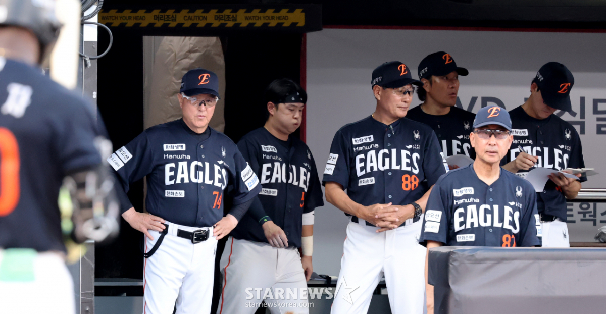 [포토] '3게임 다 내주나?' 김경문 감독