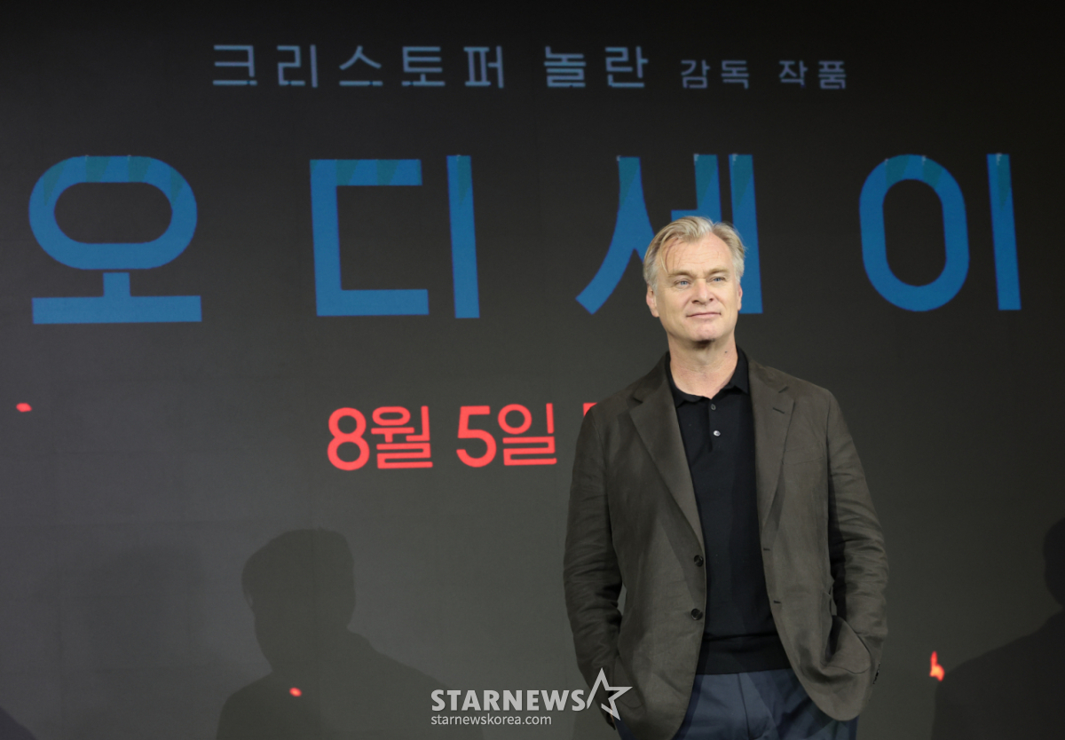"꼭 오고 싶었다"..크리스토퍼 놀란 감독, '오디세이'로 첫 내한