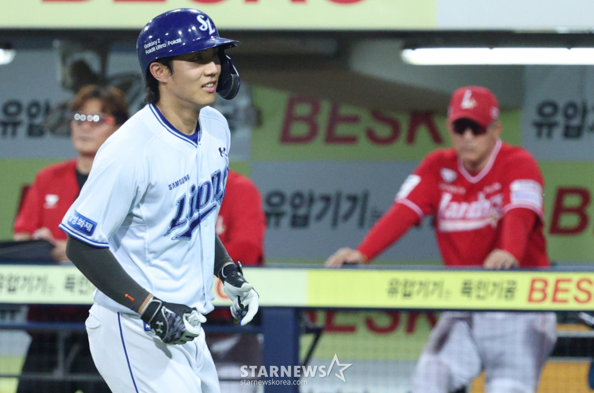 [포토] 이재현 '아, 이숭용 감독님'