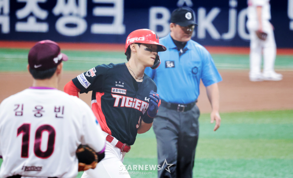 [포토]'시즌 38호 홈런입니다' 김도영