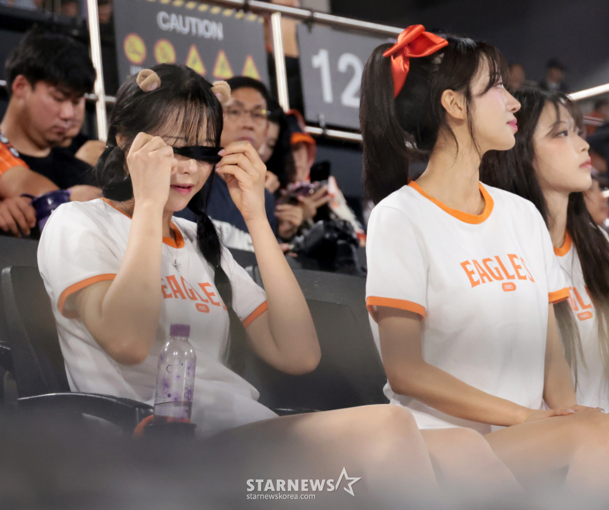 [포토]'아....보기 좀 힘들다!' 한화 이호은