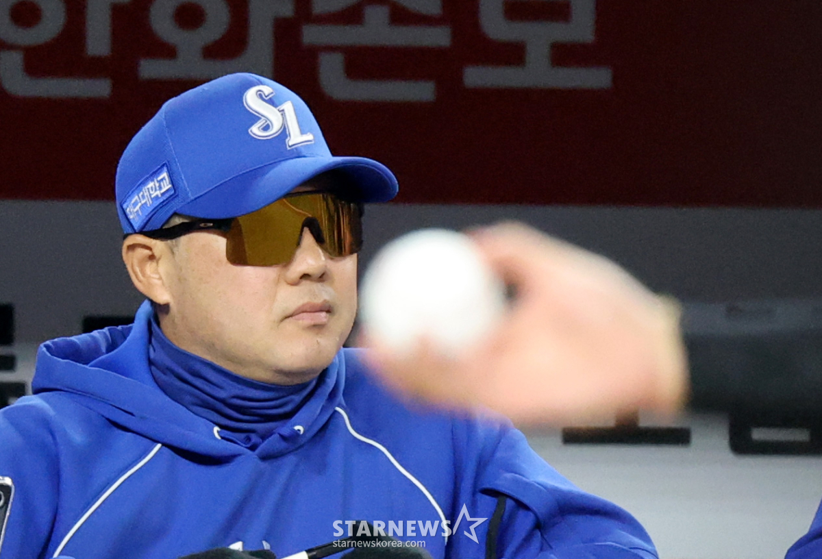 '최형우 대타 왜 안 썼나요?' 잠도 설친 박진만 "상대 감독이라면 거르지 않을까요, 무작정 낼 순 없다"
