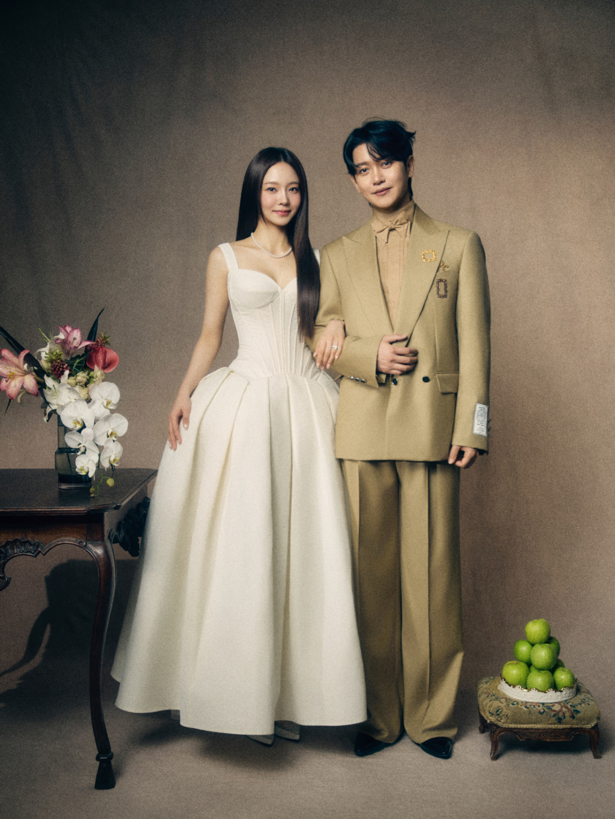 Kang Kyun-sung and Yoo Ha-jin Reveal Wedding Photos Ahead of Marriage: "A Moment That Happens Only Once in a Lifetime"