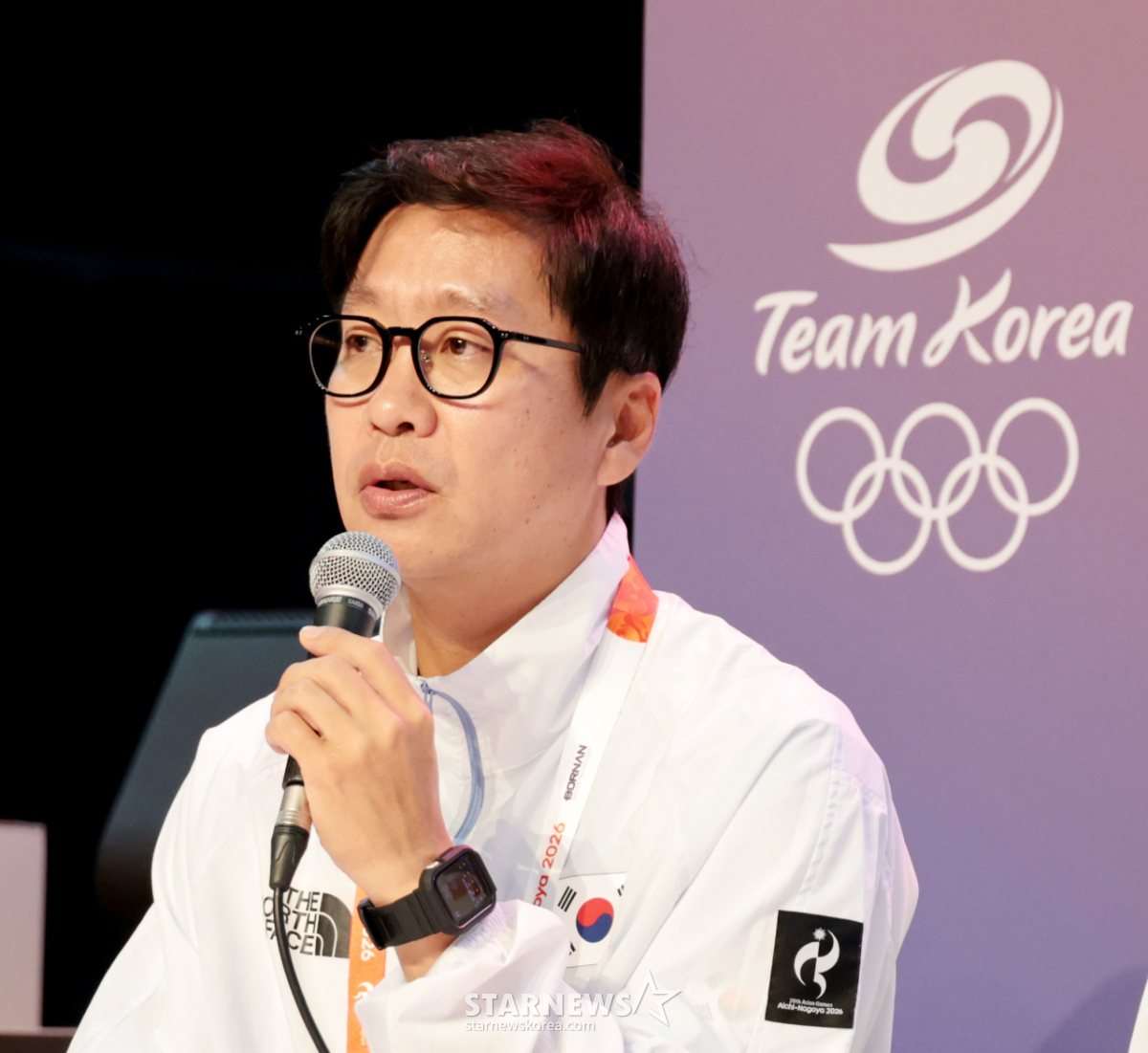 [포토] '소감 전하는' 근대5종 김성진 감독
