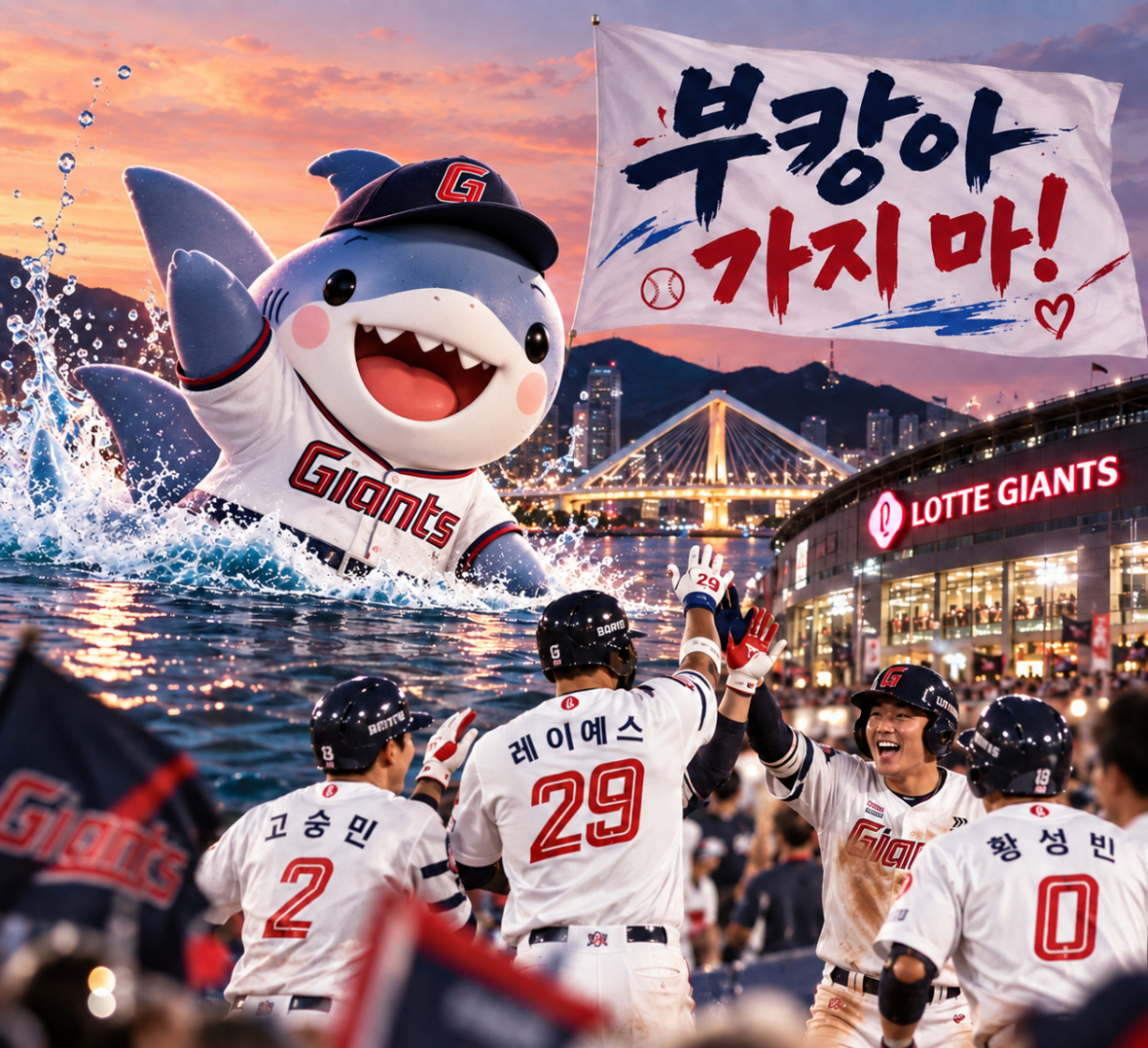"부캉아 가지 마!" 상어 나타나고 롯데 43득점 폭발→승승승승승! '거인'이 KBO 막판 판도 흔든다