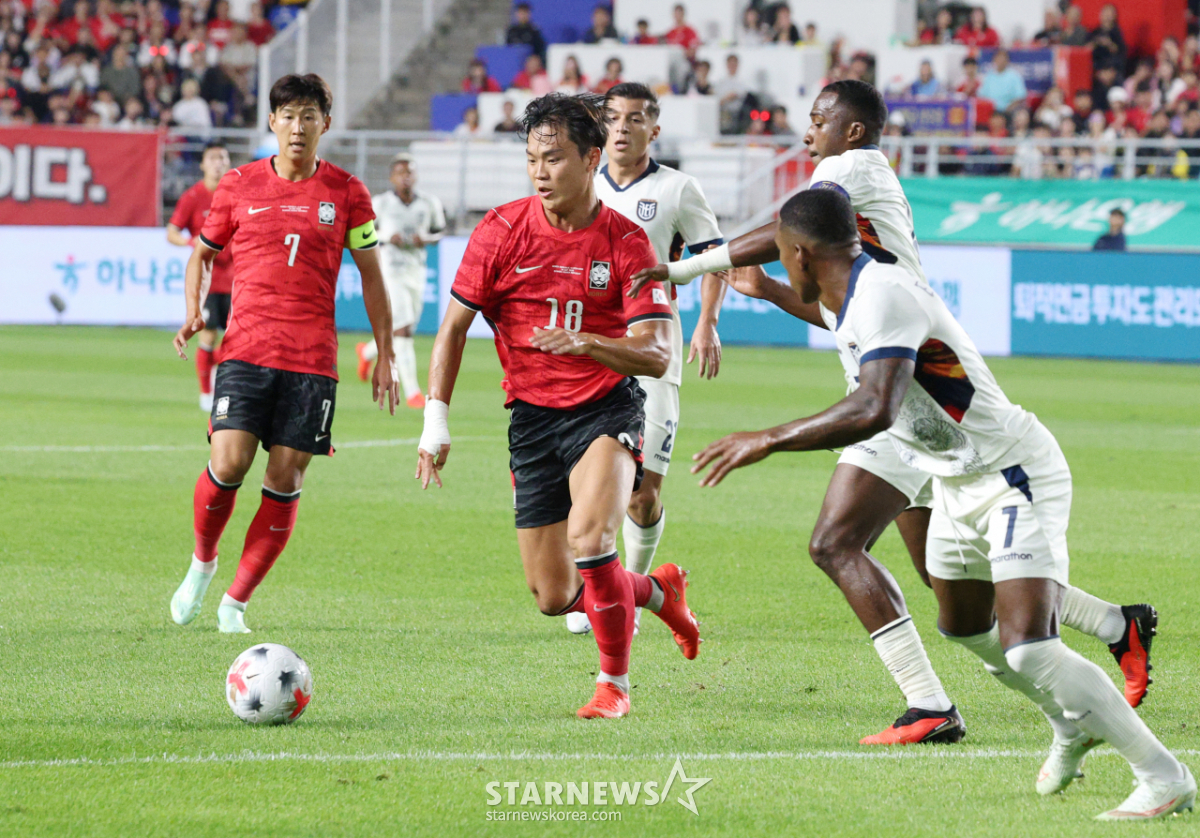 [포토] 손흥민-오현규 '손오공 프로젝트'