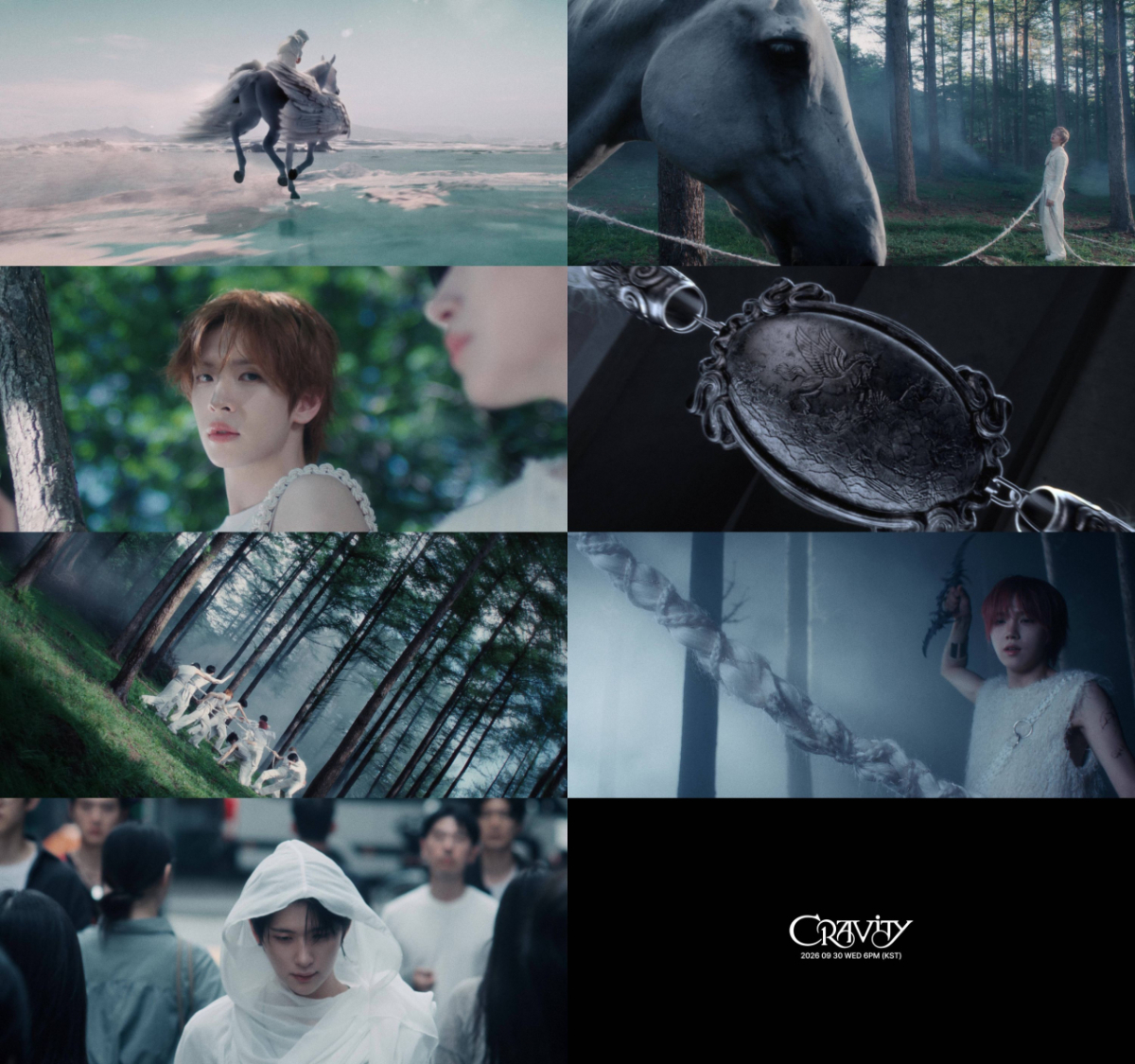 크래비티, 신보 타이틀곡 '라우더' MV 티저 공개..강렬한 예고 [공식]