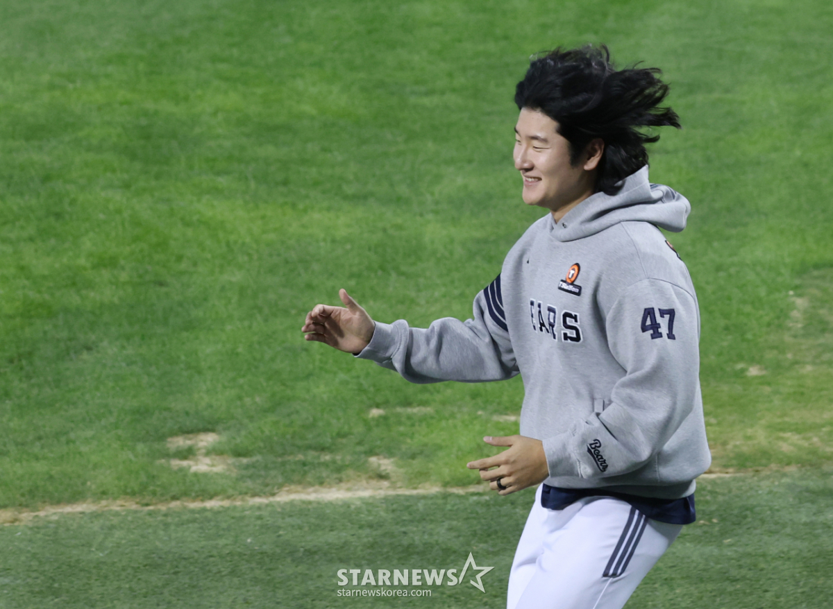 [포토] 곽빈, 충무로 곽빈 신승호를 향해