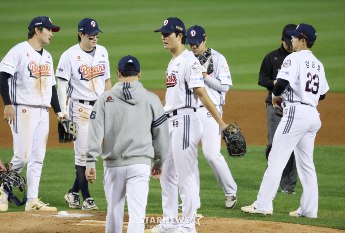Doosan Bears Pitcher Choi Min-seok Struggles in Return After Asian Games Gold Medal