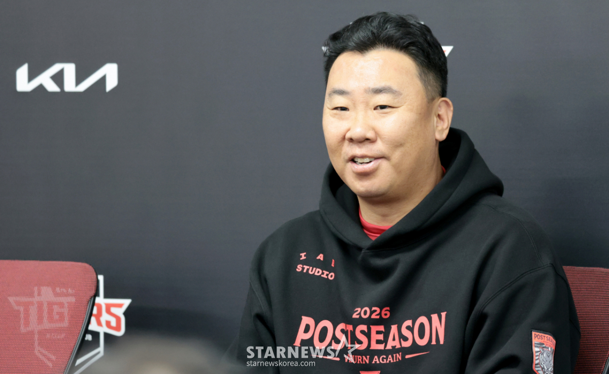 [포토] '김도영 알아서 잘 할것으로 믿는다!' 이범호 감독