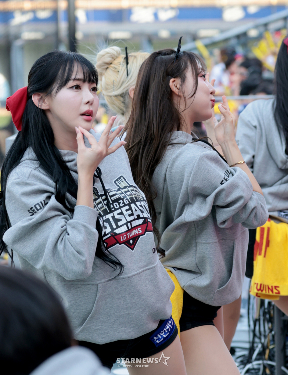 [포토] '가을야구에 흠뻑 취재보자구요!' 엘치 차영현