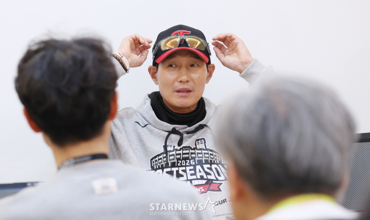 [포토] 염경엽 감독 '끝까지 최선을'