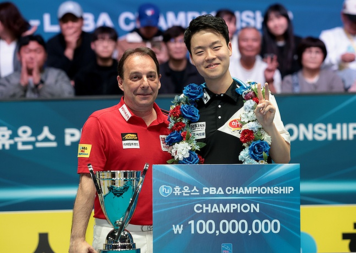 김영원 당구선수 김영원 우승상금과 누적상금 5억 7,100만 원 관련 모습