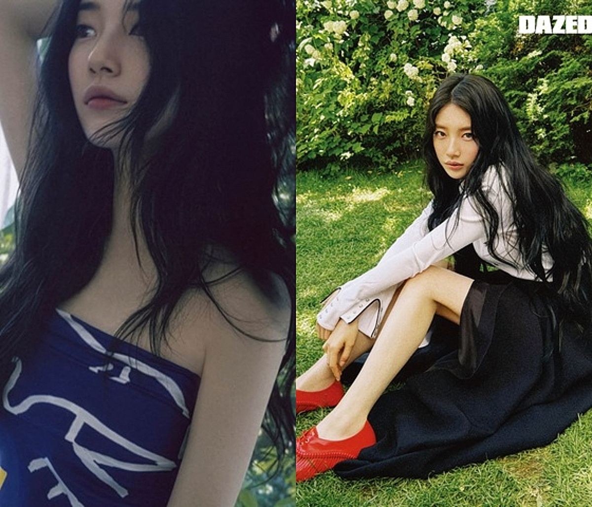 수지, 살 더 빠졌나? '청순 뼈말라 몸매' 근황..절친 송혜교 '좋아요' 꾸욱