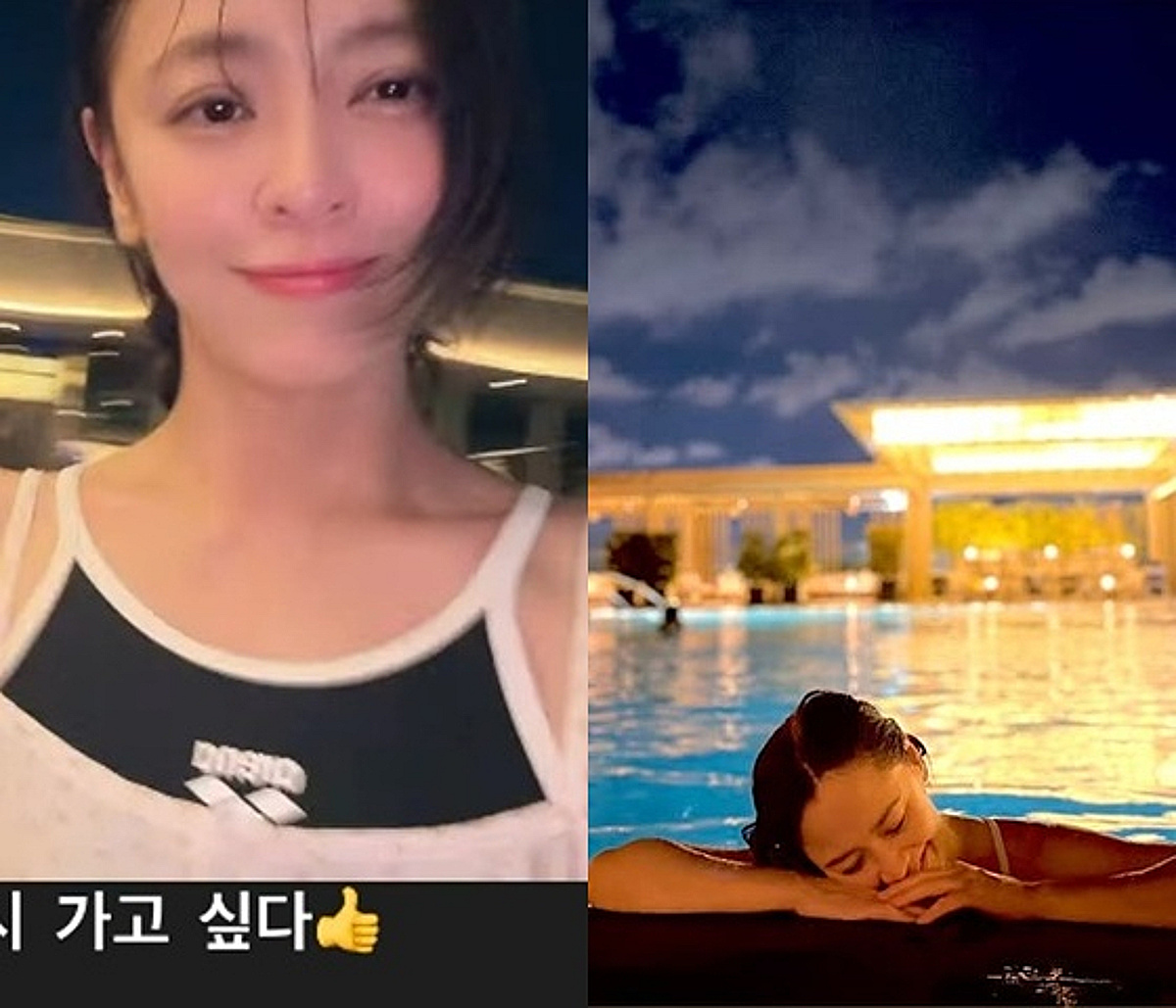 강성연, ♥의사 장민욱과 '수영장 데이트' 얼마나 좋으면.."잊을 수 없을 것 같은 순간"