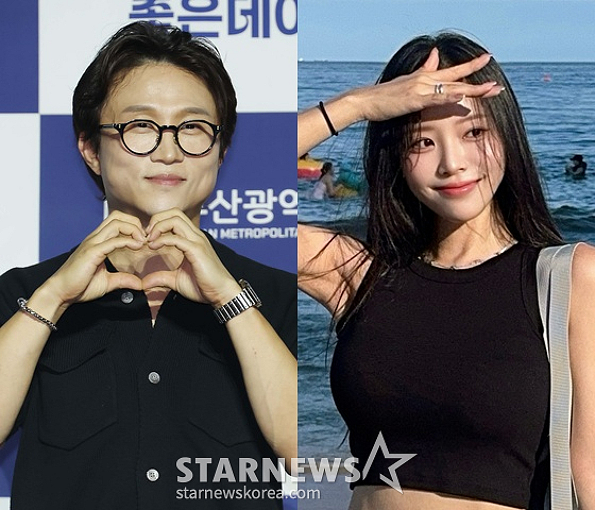'이혼설 부인' 이솔이, ♥박성광 응원하러 부산行→SNS 대놓고 '댓글 애정행각'