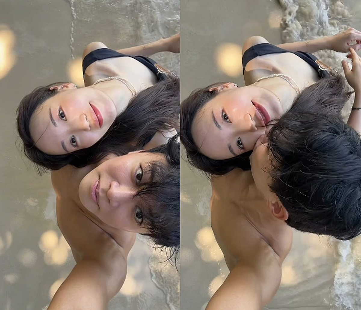 30기 영수♥옥순, 밀착 볼뽀뽀 심쿵 미소..코타키나발루 여행 근황