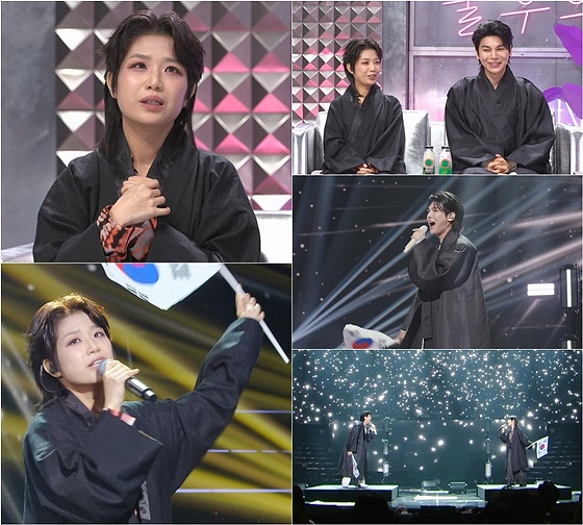 김준수·안예은, 무대 위 만세운동 "그 시절 함께있단 마음으로" [불후의 명곡]