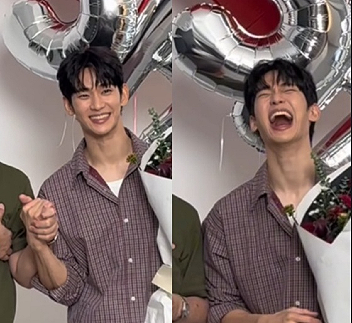 "김수현 is back"..1년 반만 복귀 현장서 함박웃음 포착 [스타이슈]