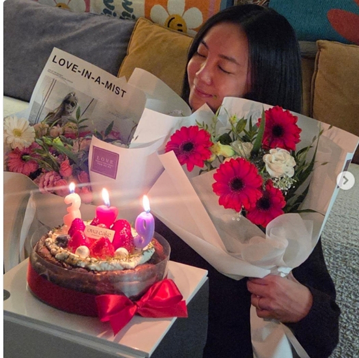 Go Eun-ah, who announced her 