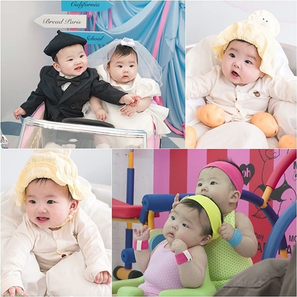 '슈돌' 손민수♥임라라 쌍둥이 남매, 벌써 200일..첫 스튜디오 촬영 도전