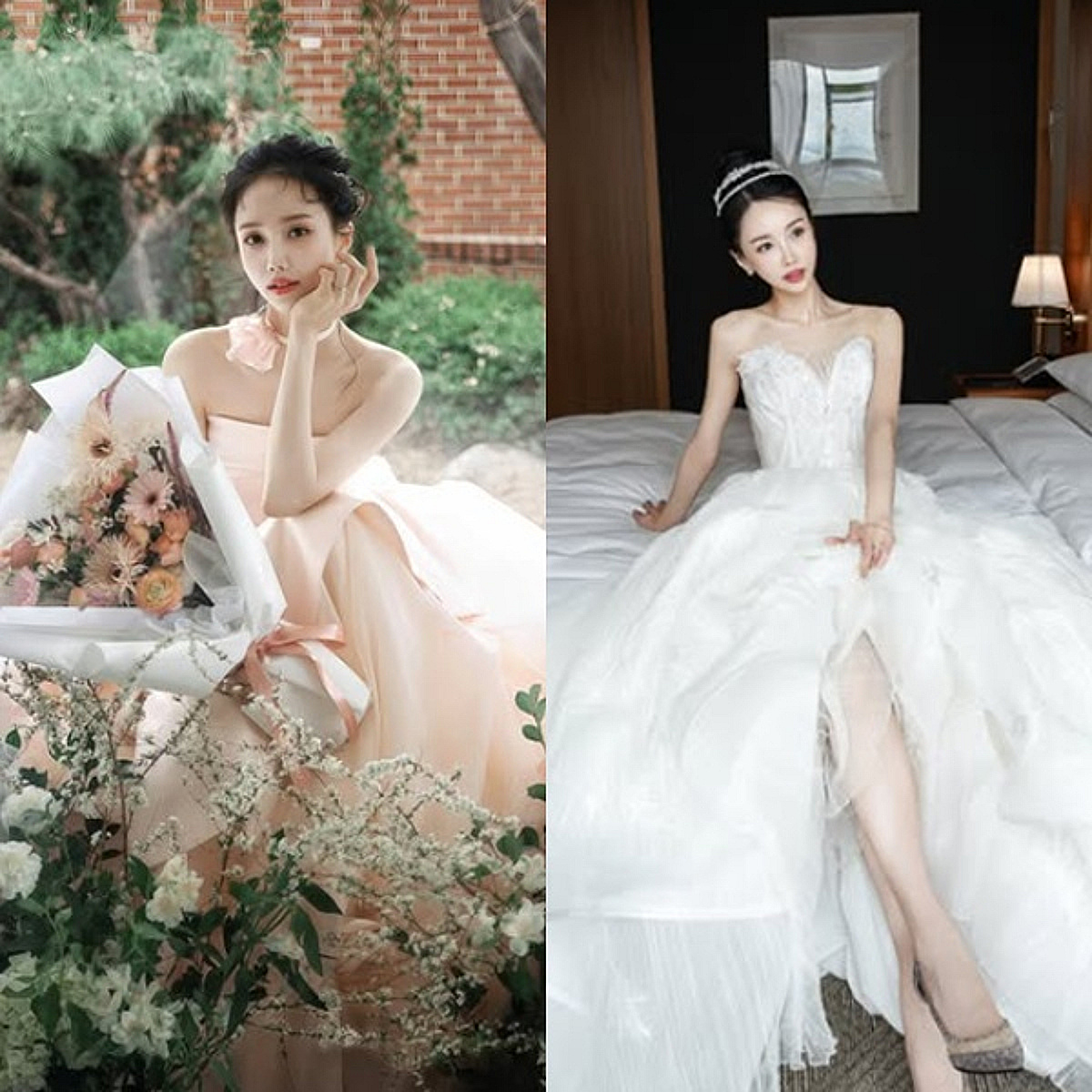 '품절녀' 린지, 웨딩드레스 자태 보니.."평범한 하루 든든하게"
