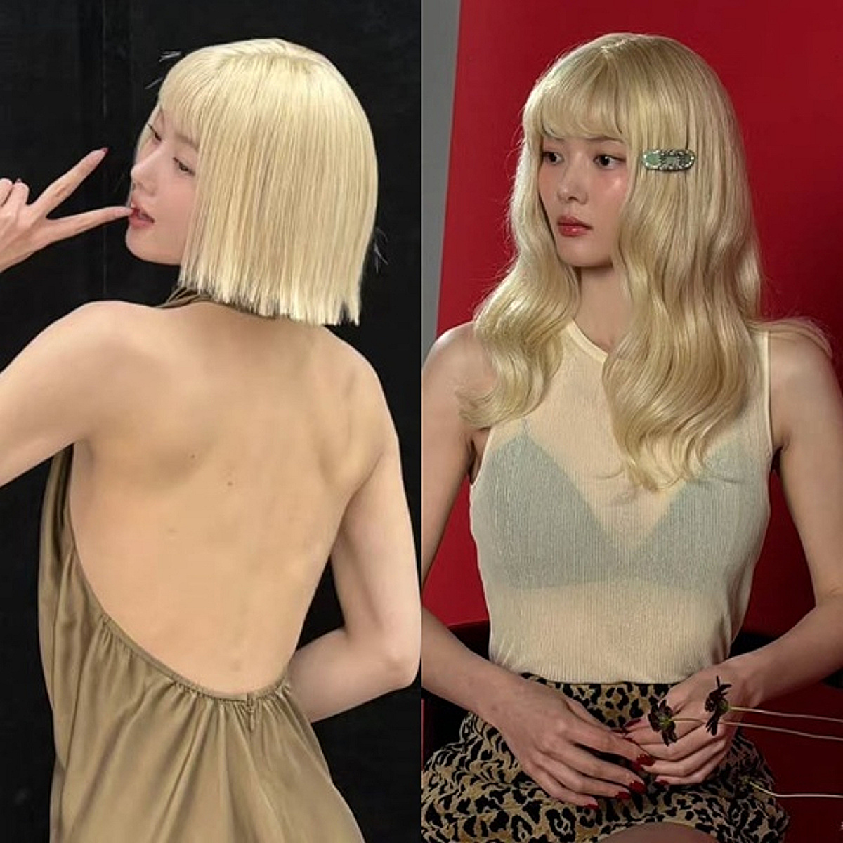 김유정, 파격 금발..화끈 노출