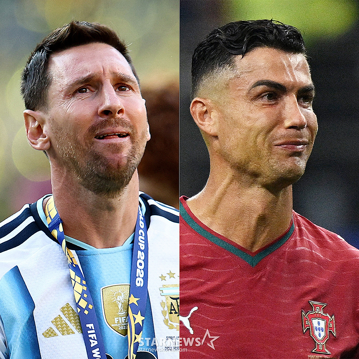 ワールドカップ総括③] メッシも、ロナウドもみんな泣いた··· 涙で