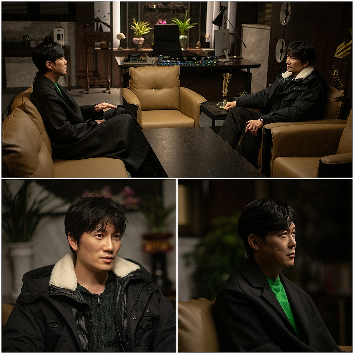 지성 vs 박병은, 극강 탐색전..'아파트' 극강 서스펜스 예고